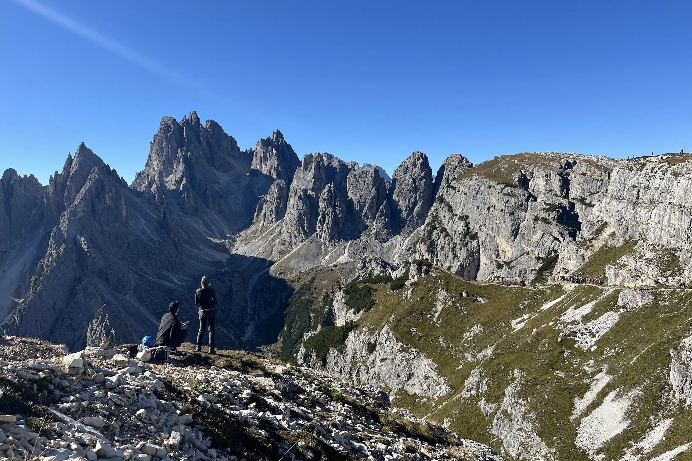 Cadini di Misurina mountain viewpoint on the Alta Via 4