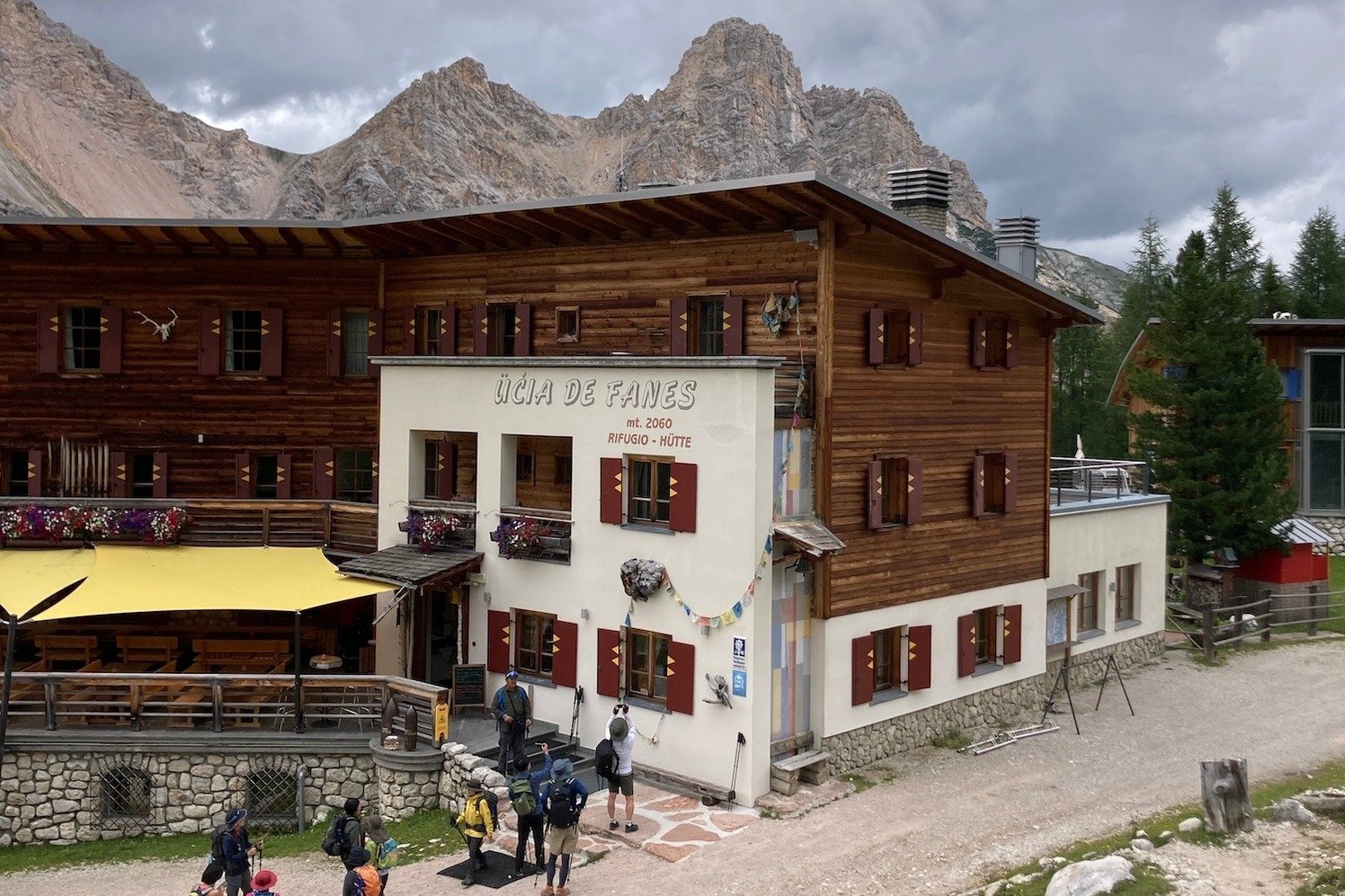 Rifugio Fanes on the Alta Via 1
