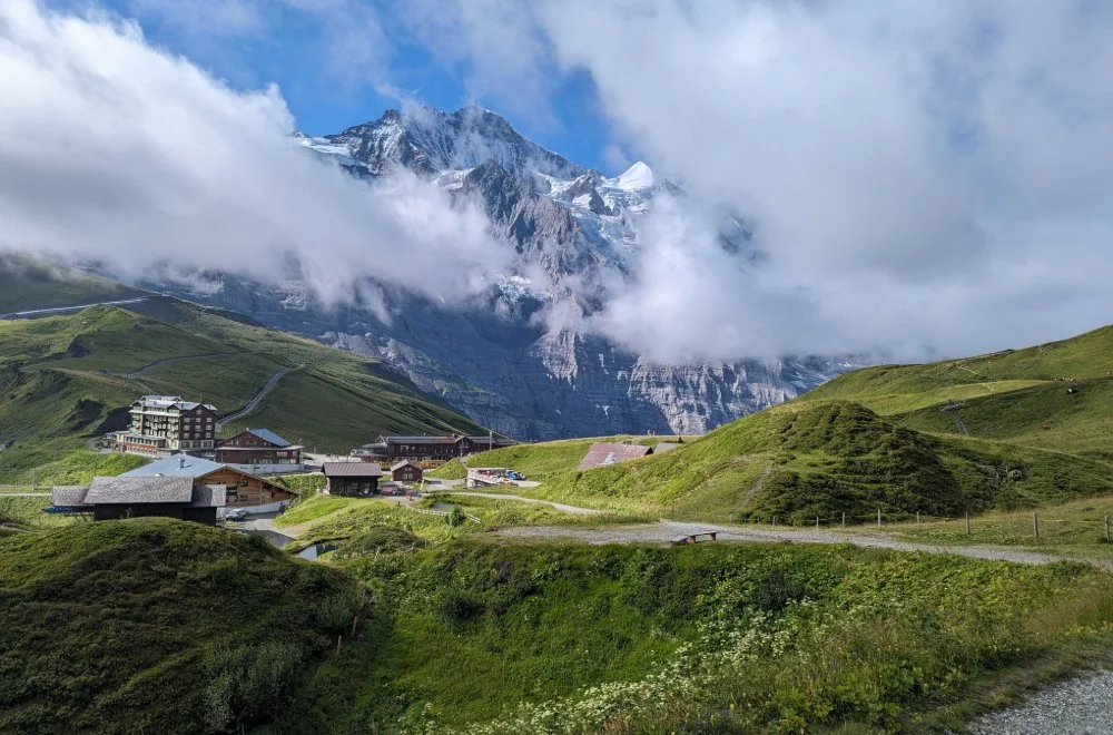 Männlichen alternative on the Via Alpina