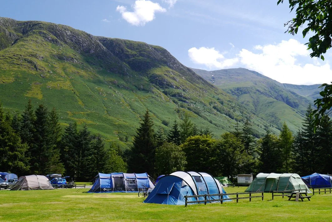 Camping at Glen Nevis Campground