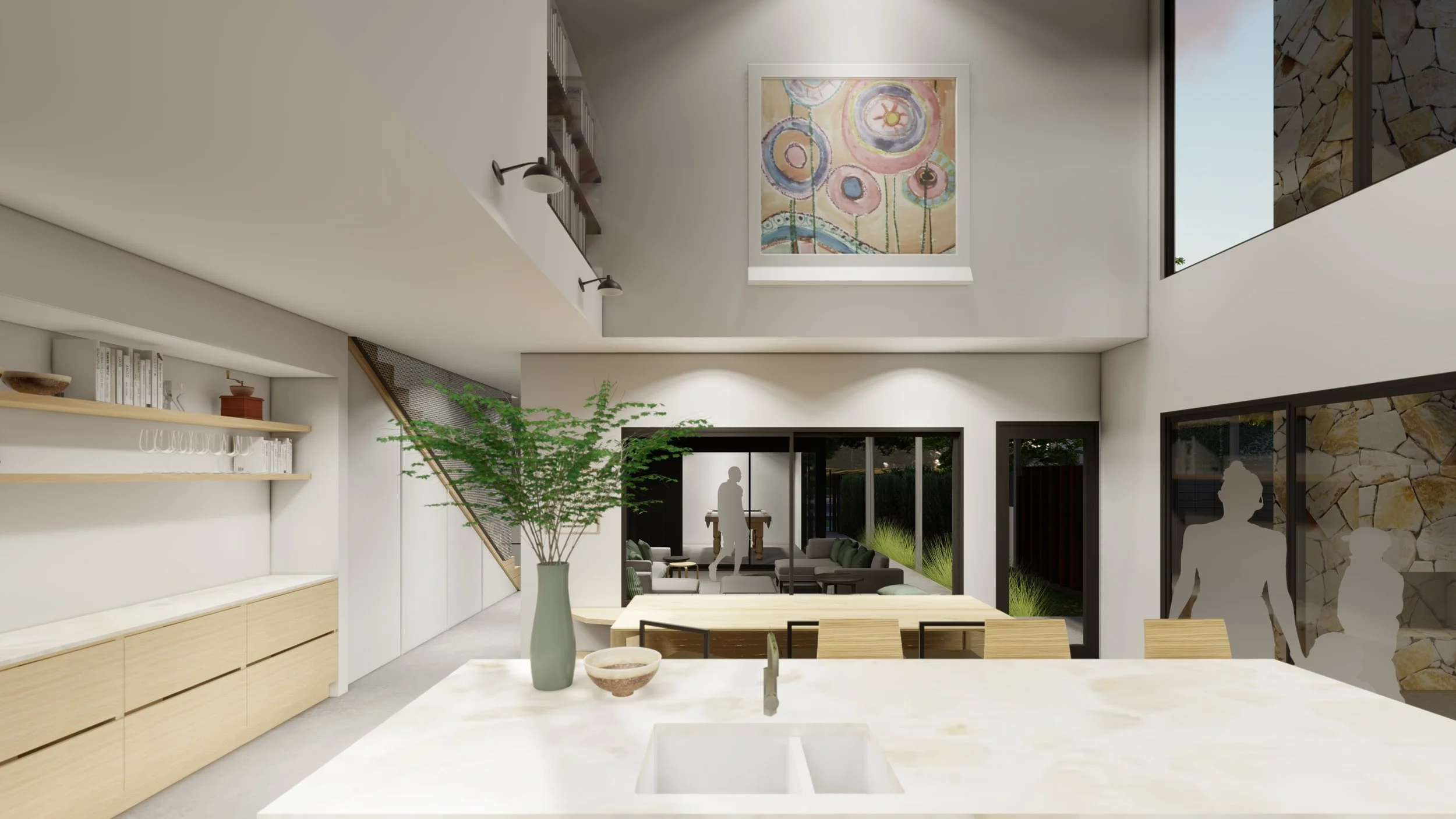 The Harcourt Bassendean Perth stone fireplace