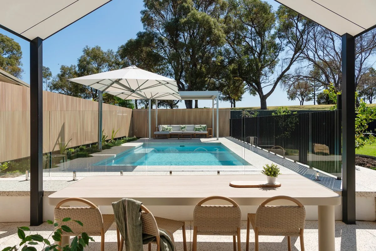 Alfresco outdoor living at The Hillview House, Karrinyup