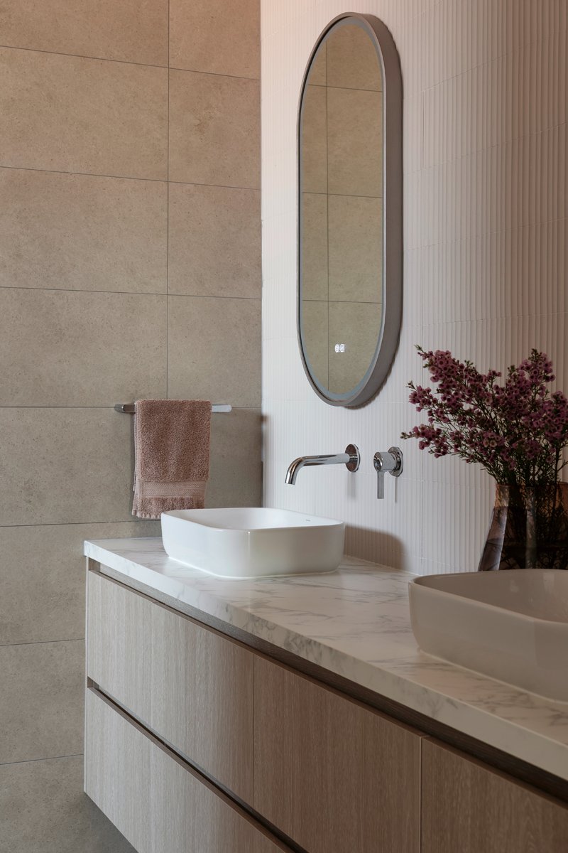 Ensuite in The Hillview House, Passive House in Karrinyup