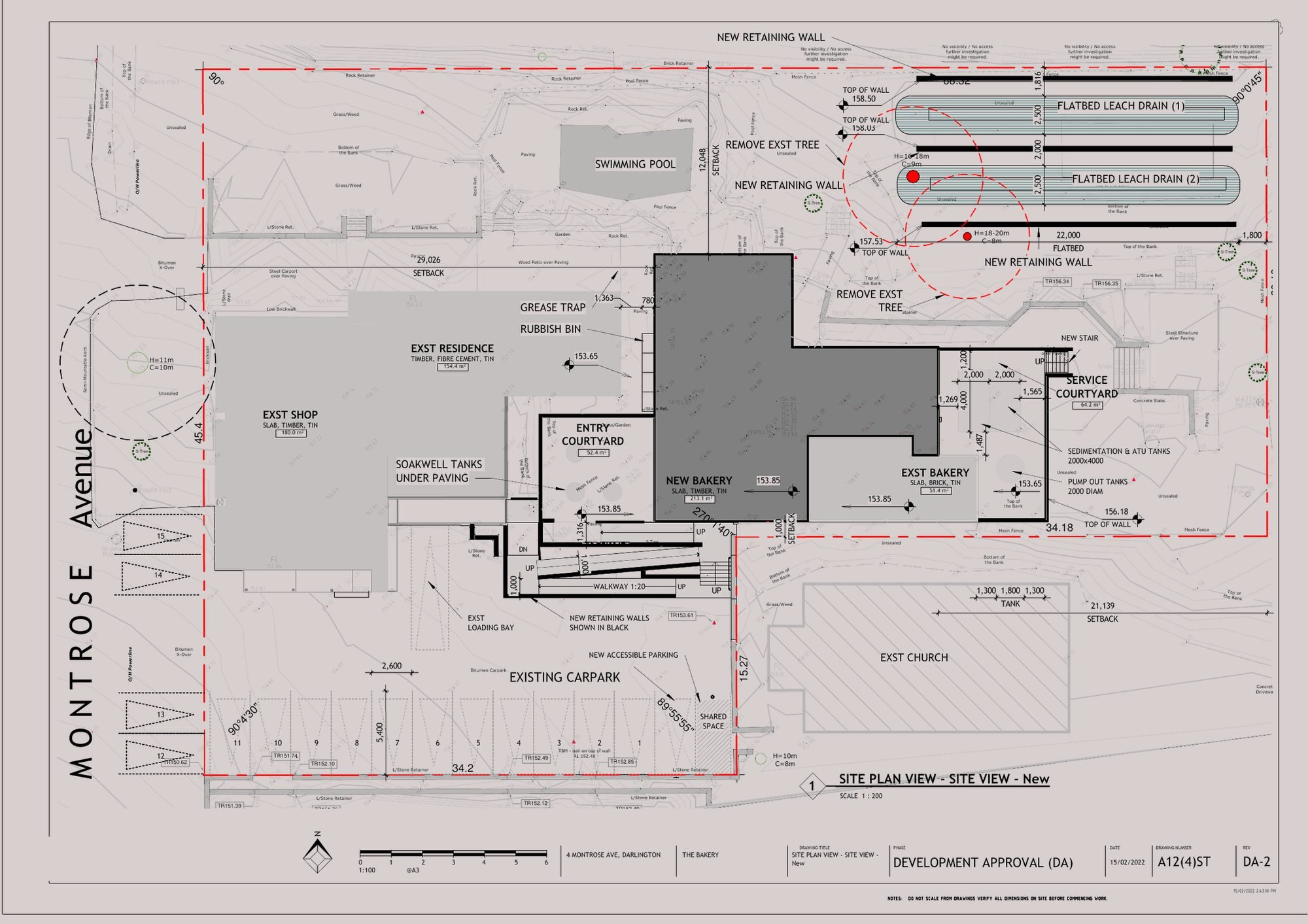 Proposed site plan