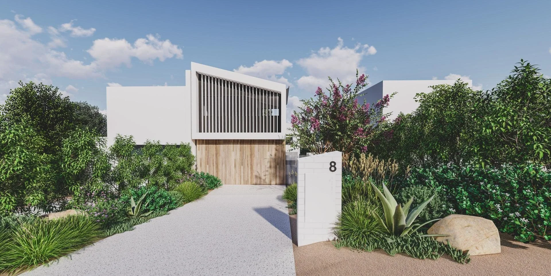 Concept render of the street approach