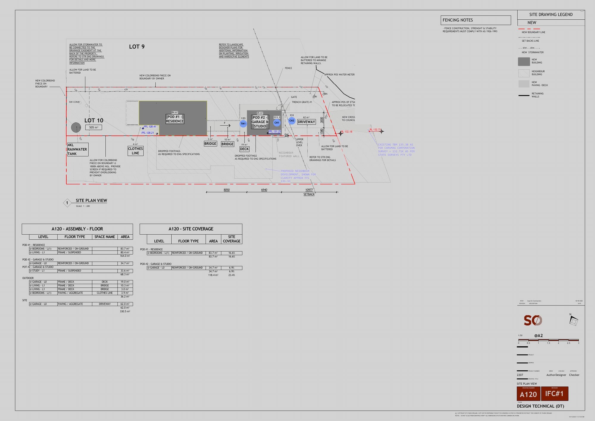 Site plan sheet