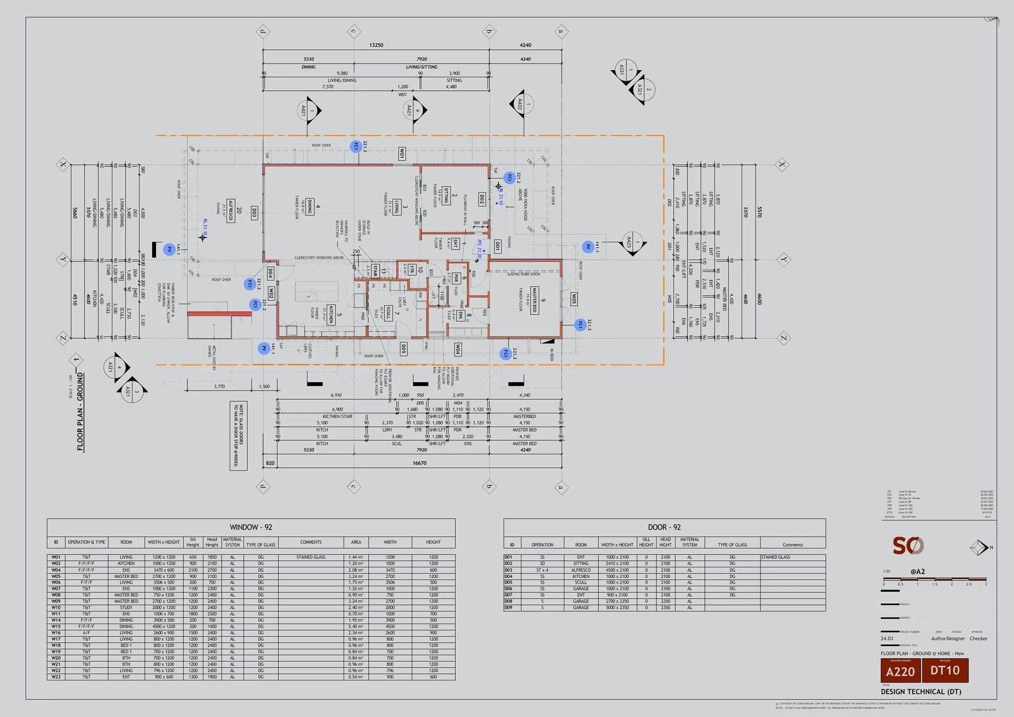 Ground floor plan sheet