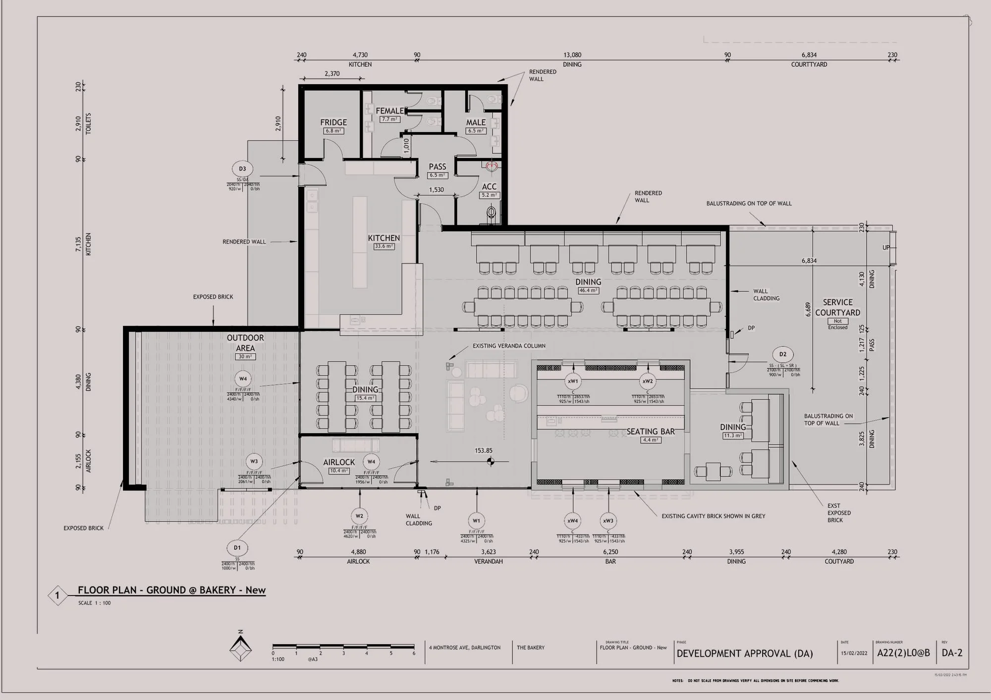 Proposed ground floor plan