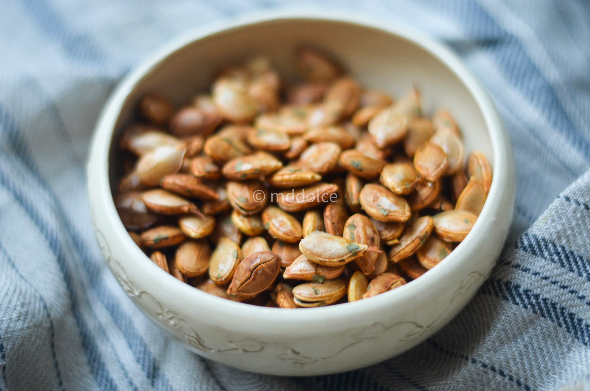 Roasted Kabocha Squash Seeds