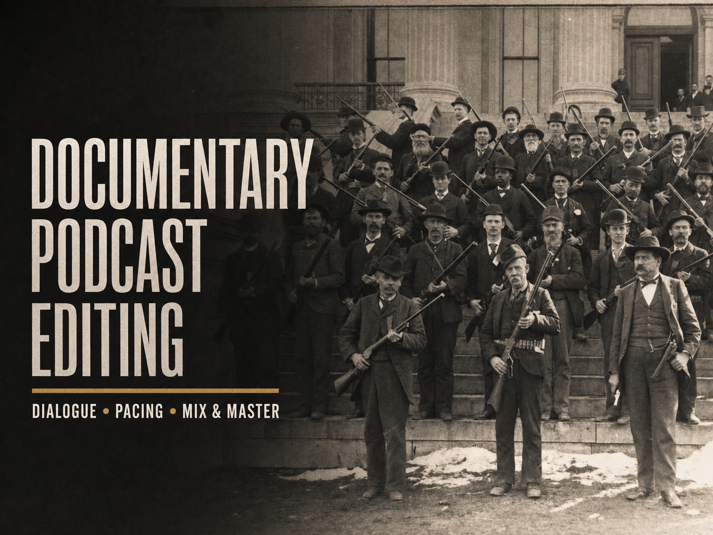 Documentary Podcast Editing portfolio cover
