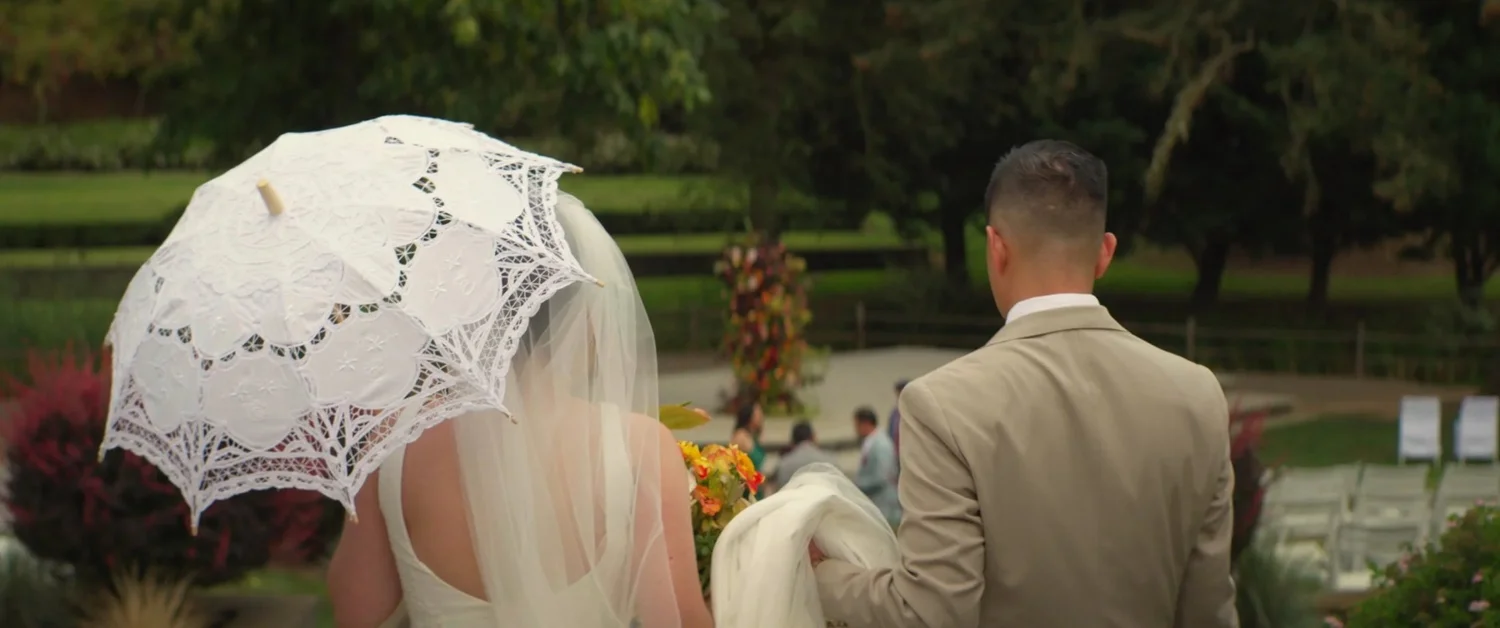 A wedding still from Mac Wedding Films