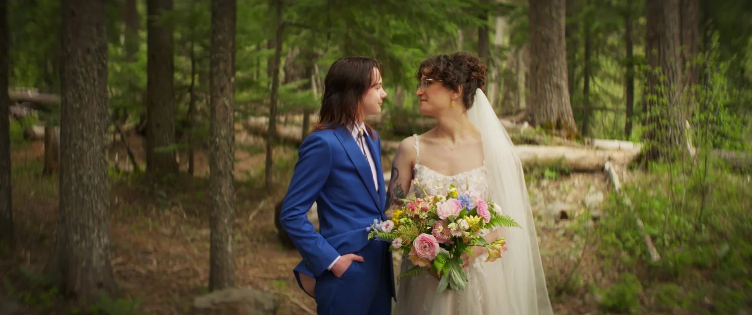 A wedding still from Mac Wedding Films