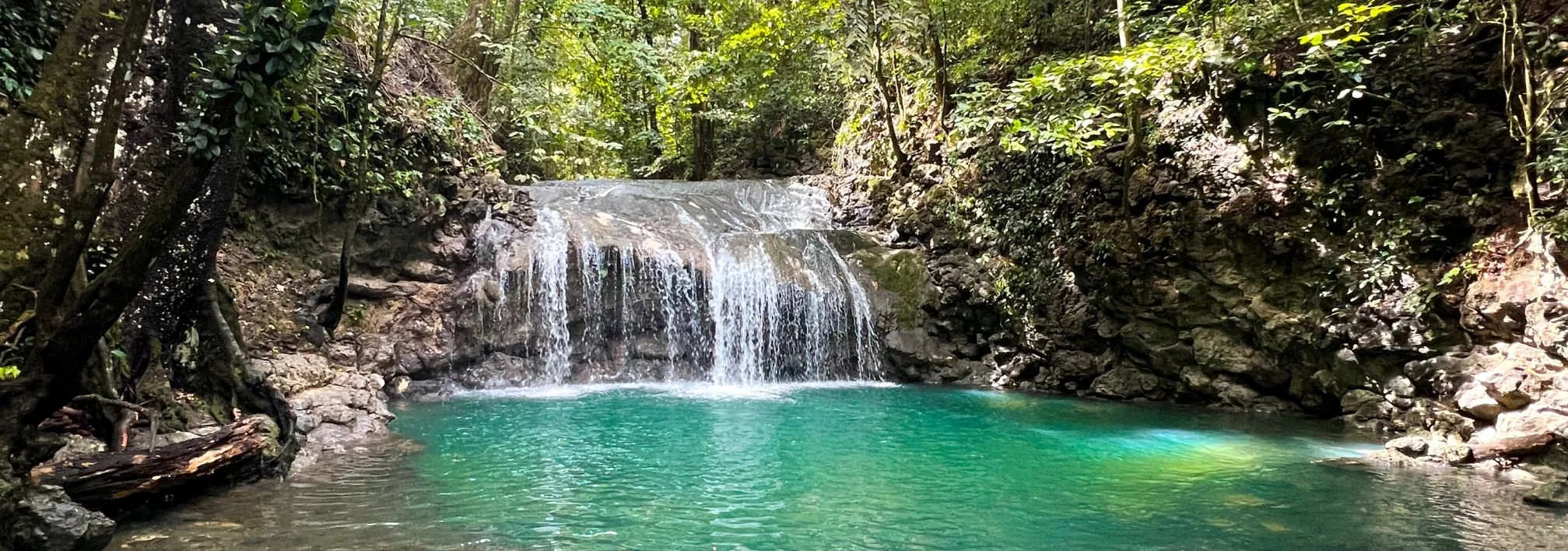 Waterfall Livingston Guatemala