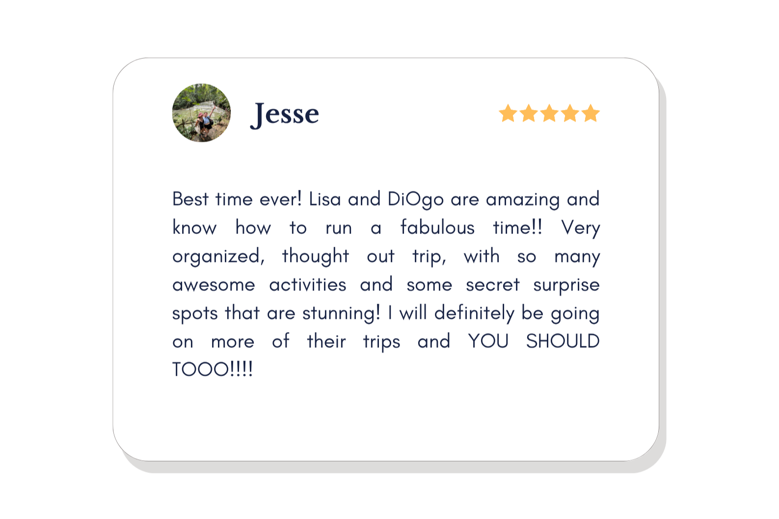 Traveller review on Trustpilot