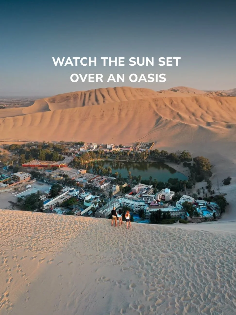 Placeholder - WATCH THE SUN SET OVER AN OASIS