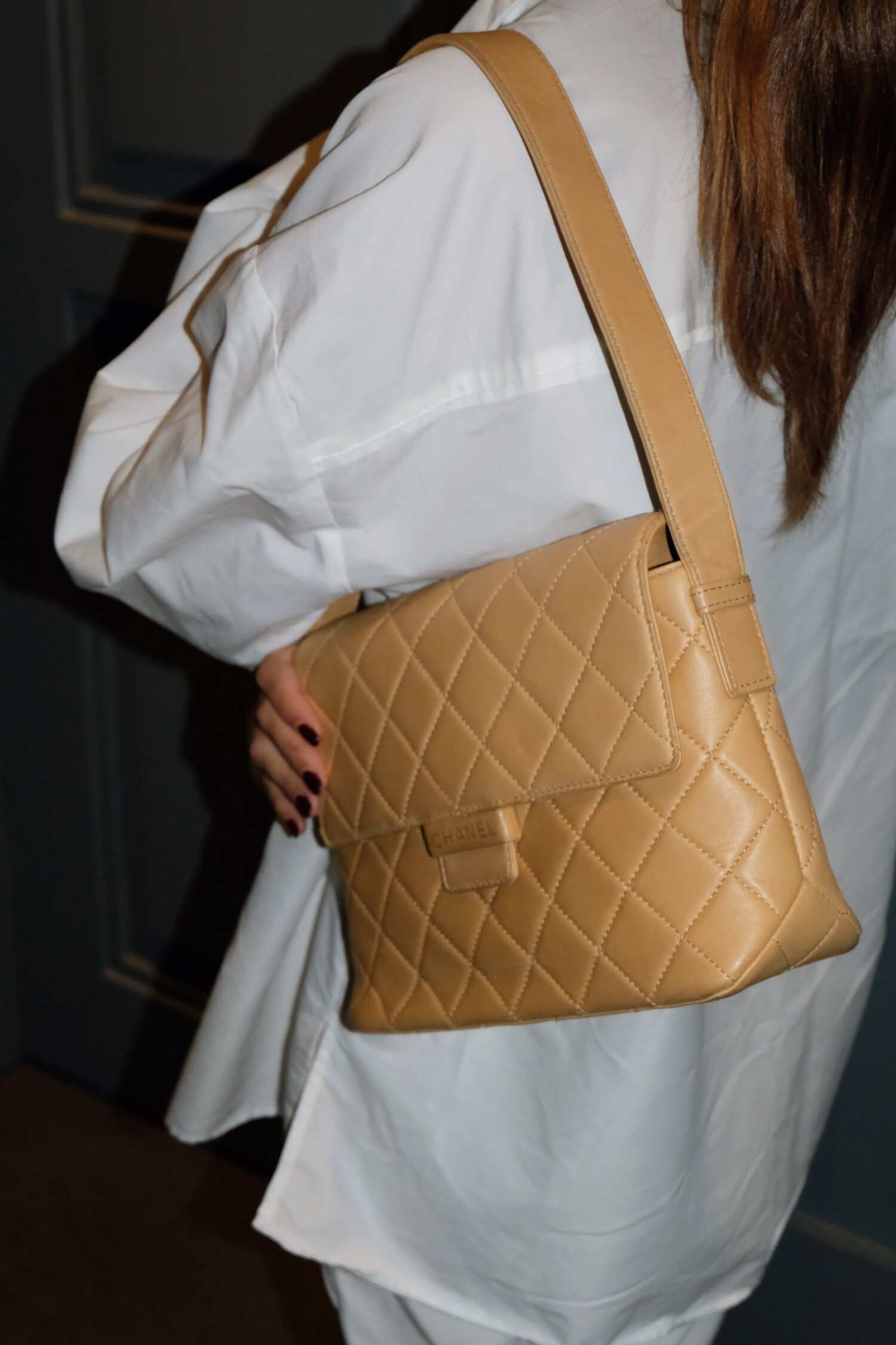 Chanel Vintage Shoulder bag BEIGE