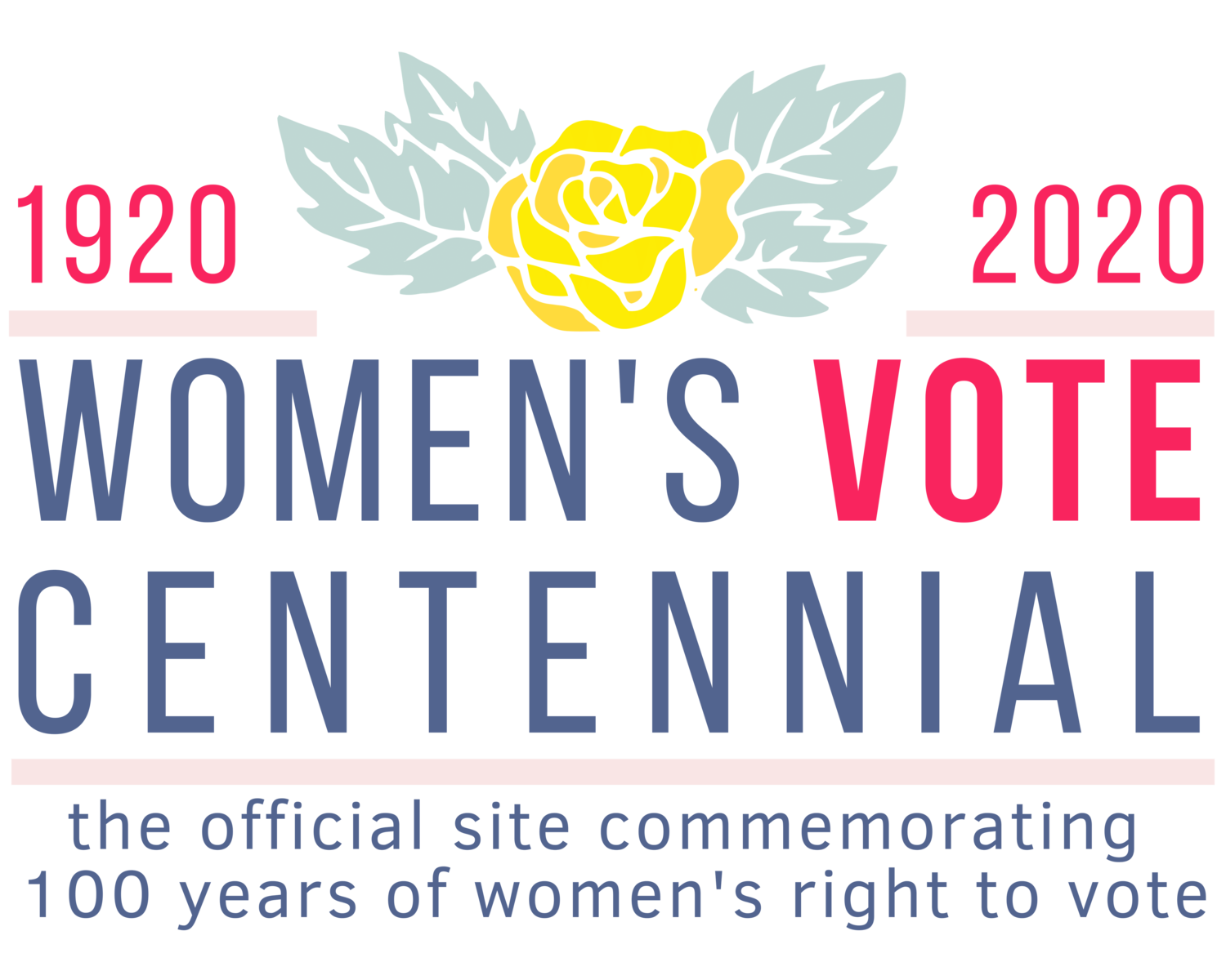 Logo for Women's  Vote Centennial