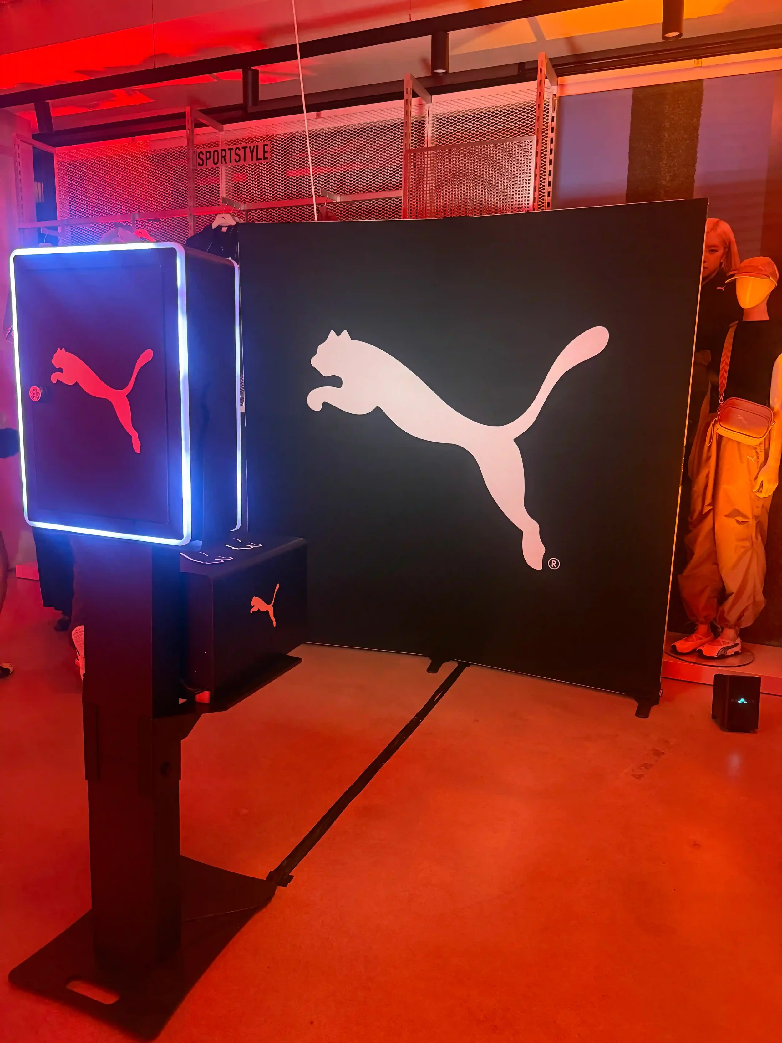 Brand activation open air photo booth hire Melbourne with custom branded experience