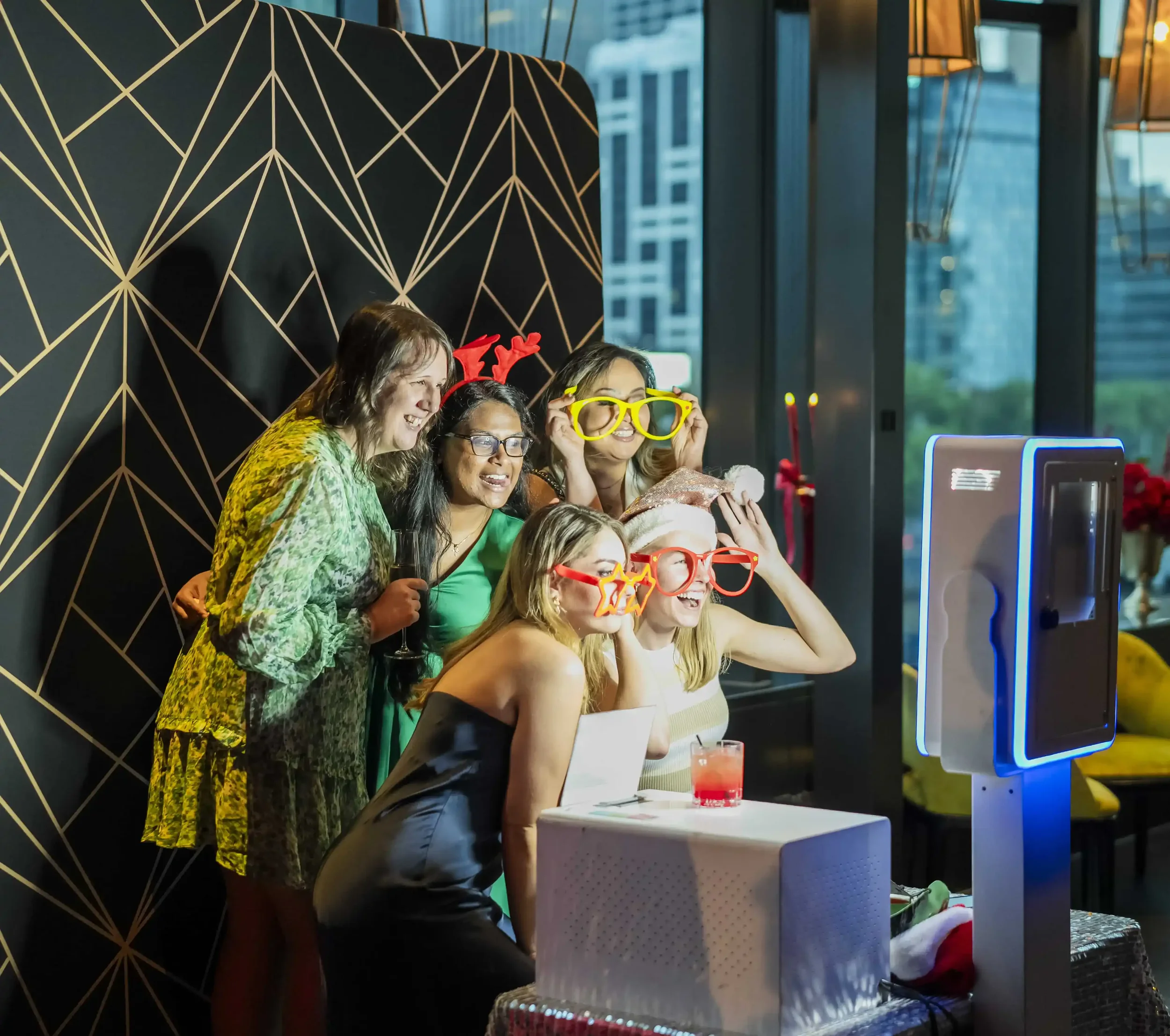 DJ and Photo Booth entertainment setup