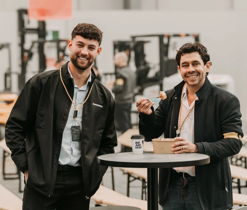 Natural guest portrait at the Jungheinrich Melbourne headquarters launch