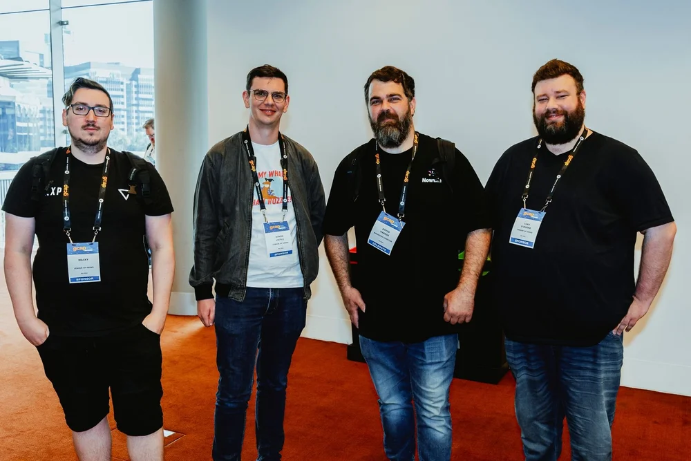 Group of delegates networking at GCAP Conference Melbourne
