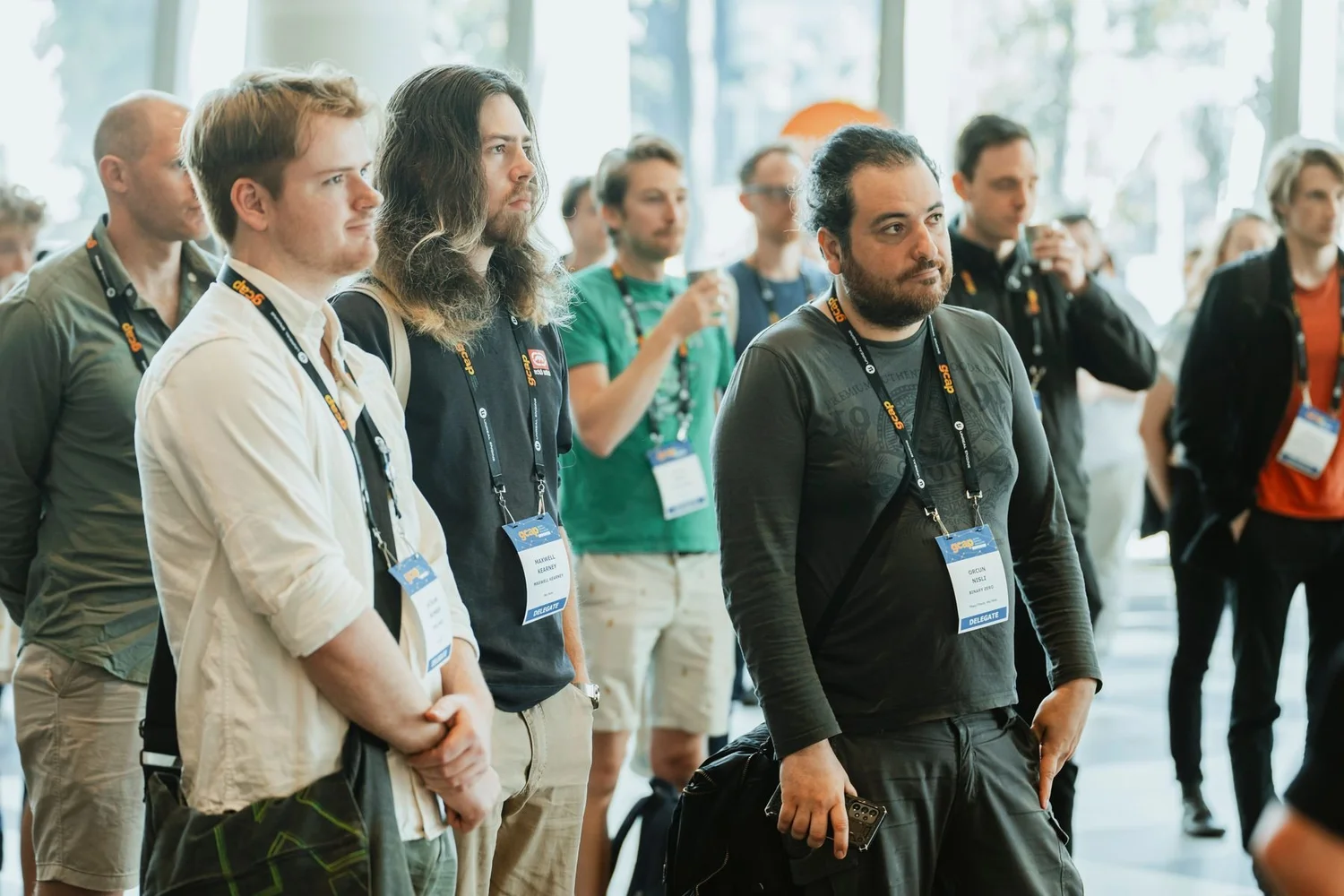 Delegates networking during a GCAP Conference break in Melbourne