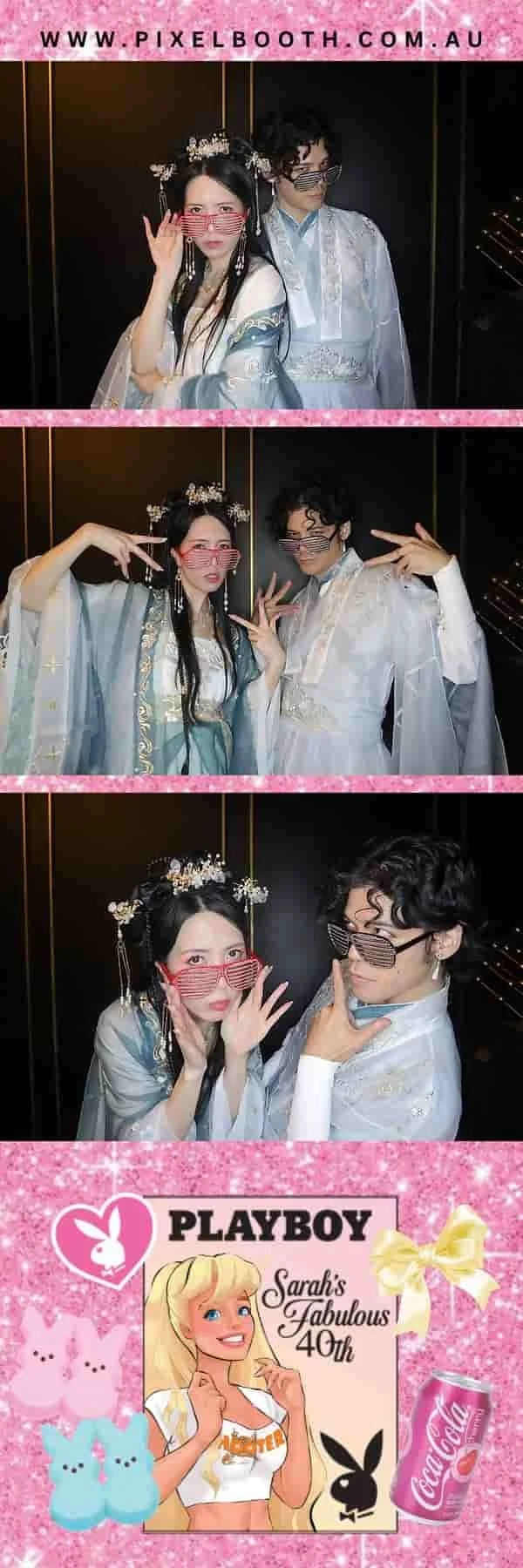 Themed photo strip design Melbourne by Pixel Booth