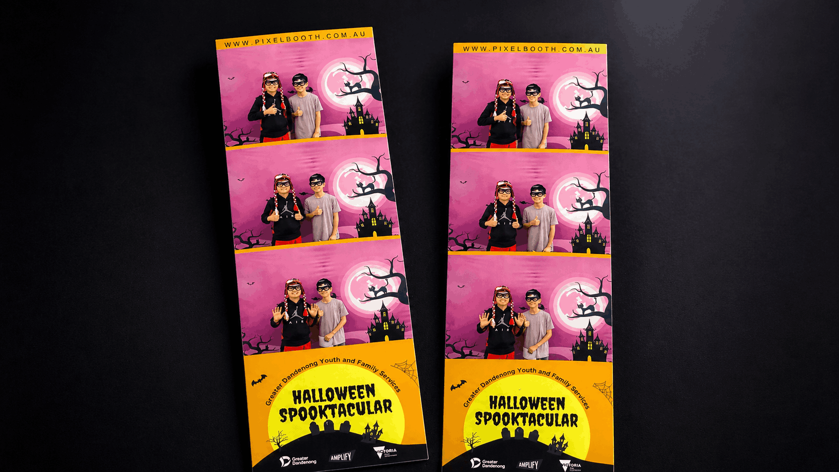 Printed photo strips