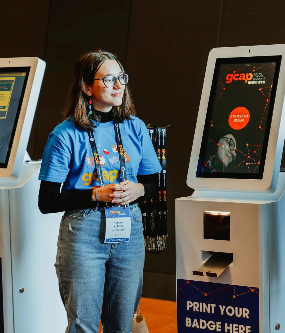 GCAP Conference registration branding and signage in Melbourne