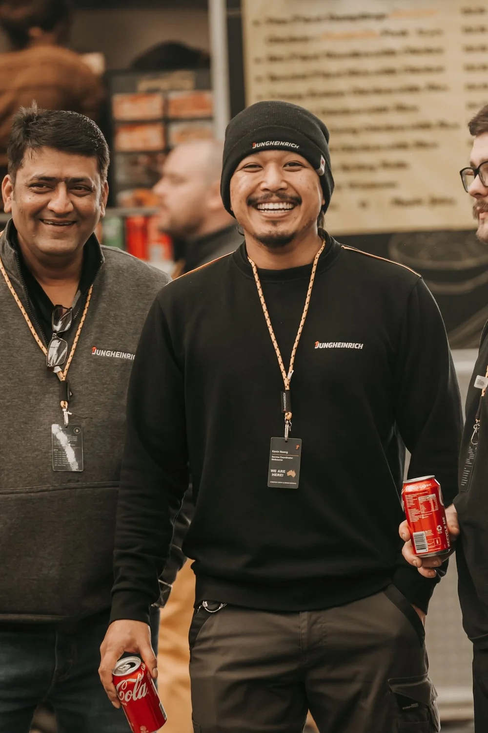 Guest candid at the Jungheinrich new headquarters event in Melbourne