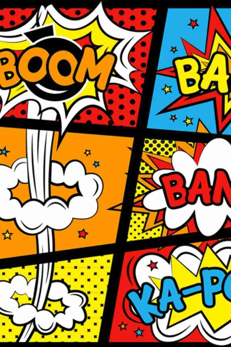 Backdrop 126 White and Gold Geometric