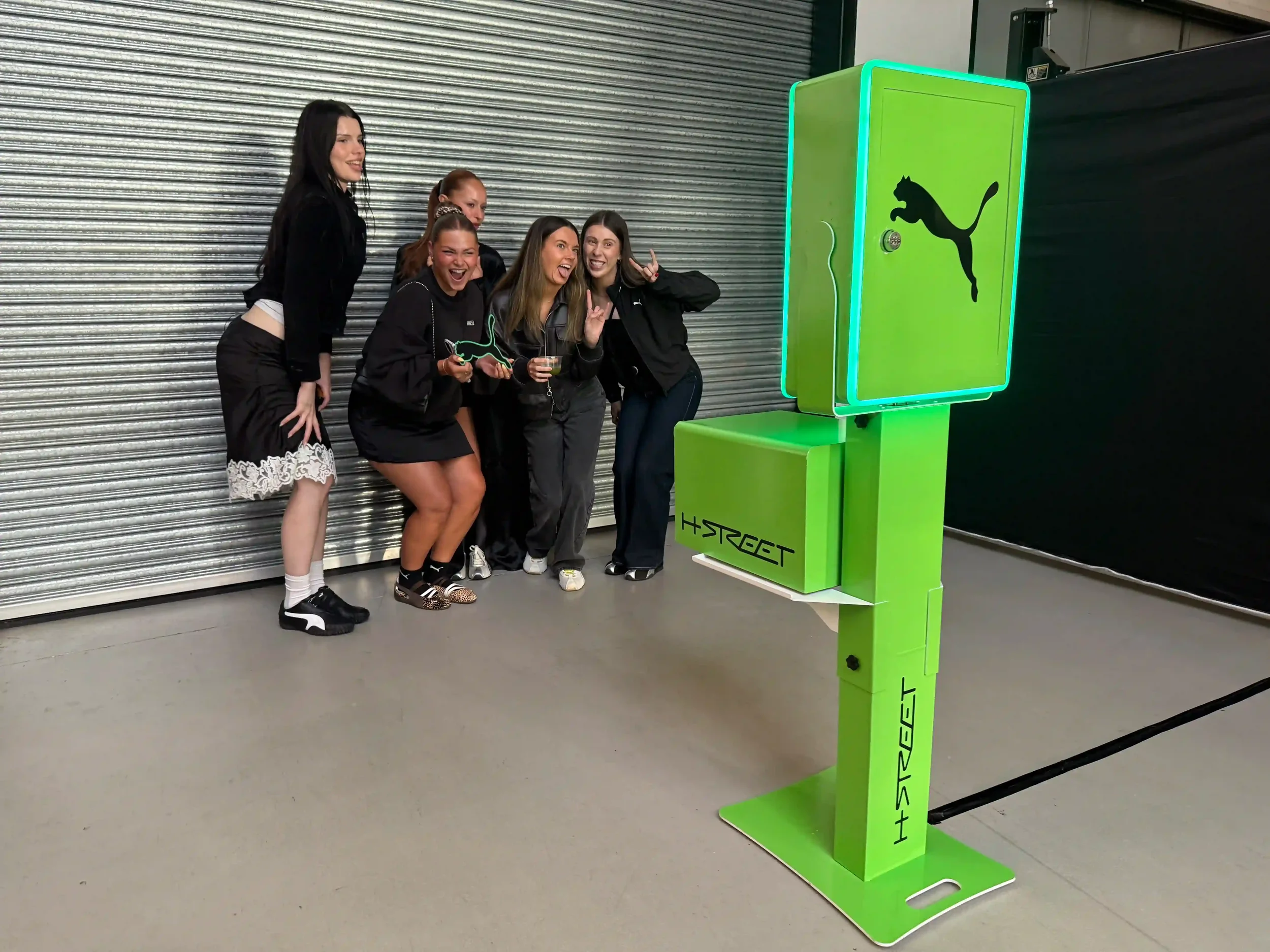 PUMA H-Street shoe launch photo booth activation