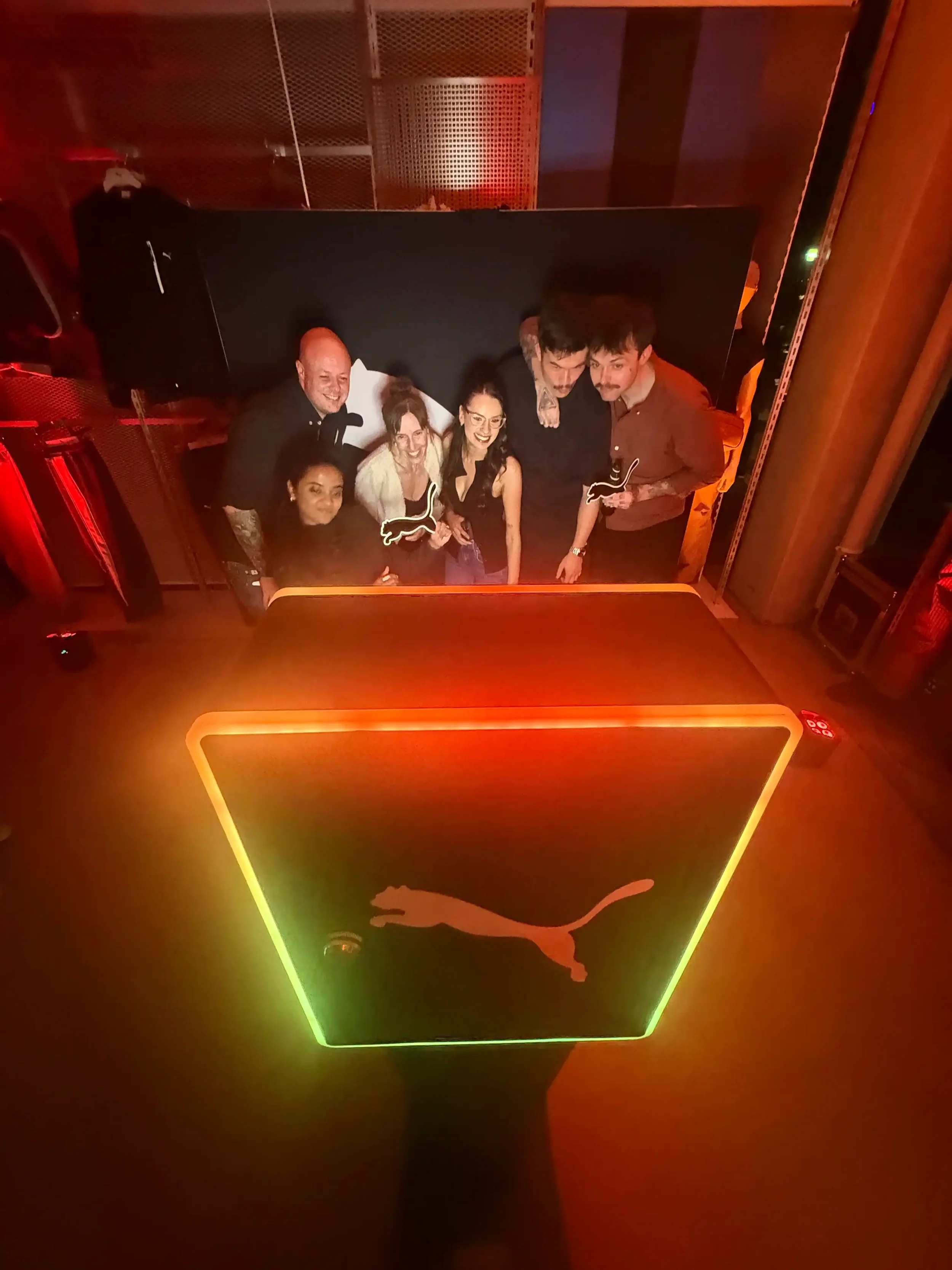 PUMA head office relocation party photo booth activation