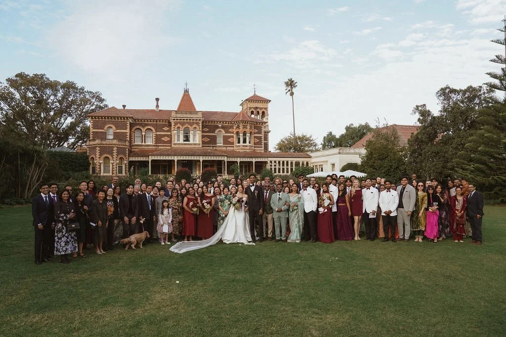 Wedding photography Melbourne full group shot