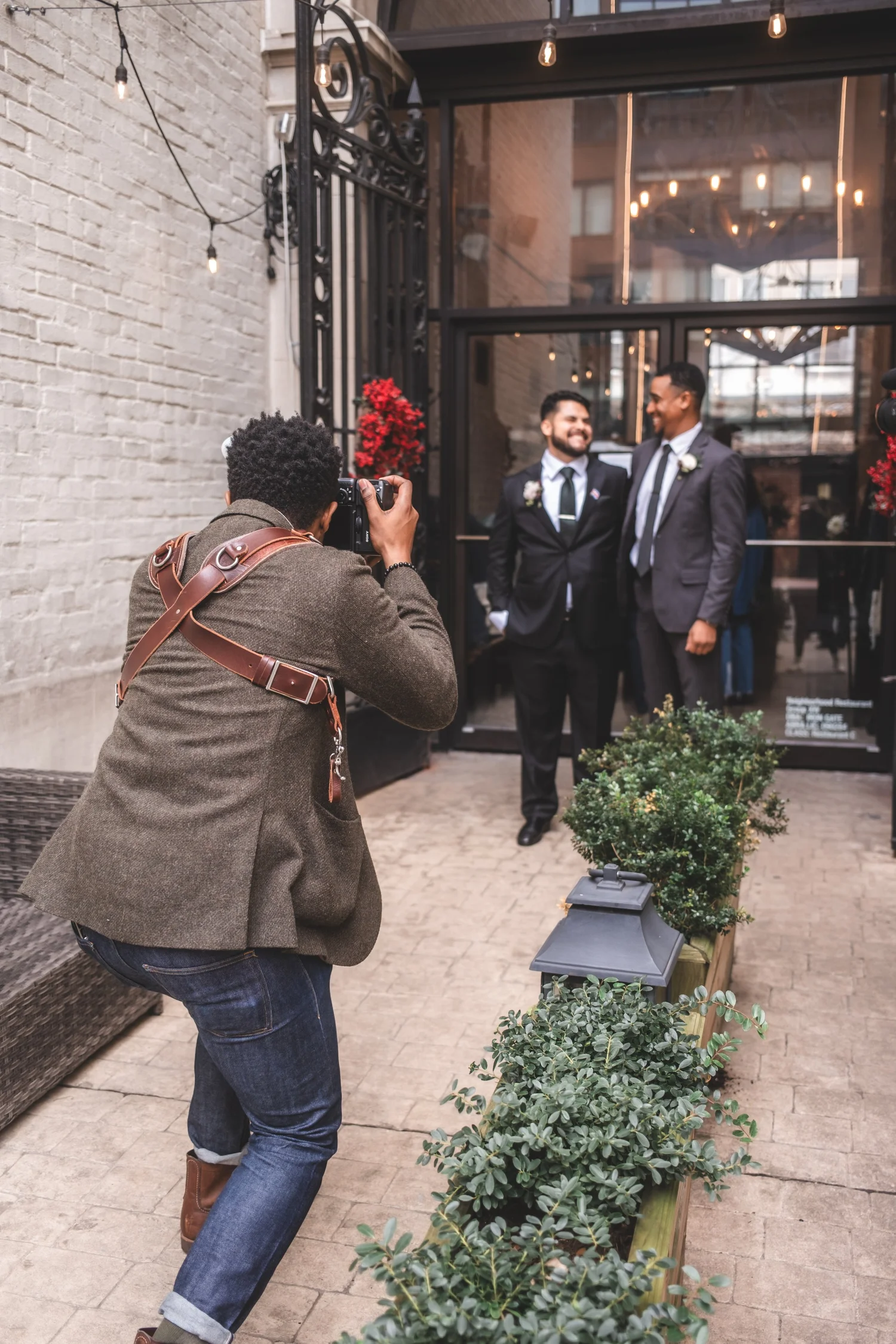 Will Ramsey photographing a wedding
