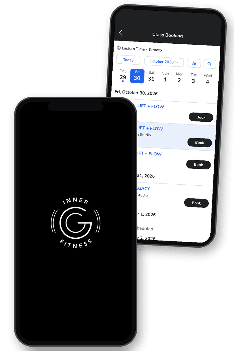 The Inner G app on a phone