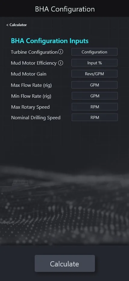 BHA Config