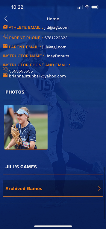 Athlete Contact & Media