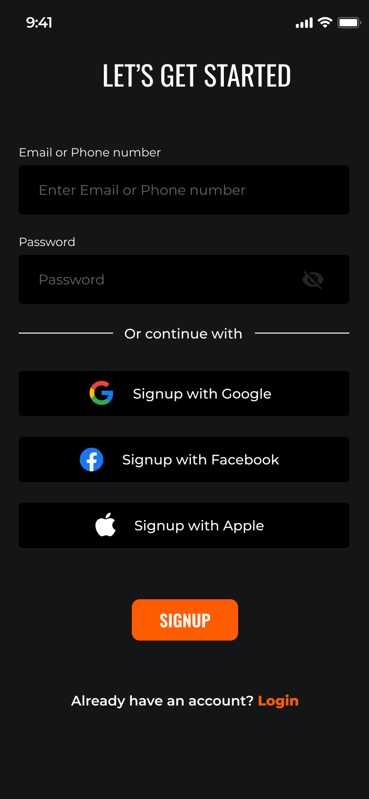 Onboarding Step 2