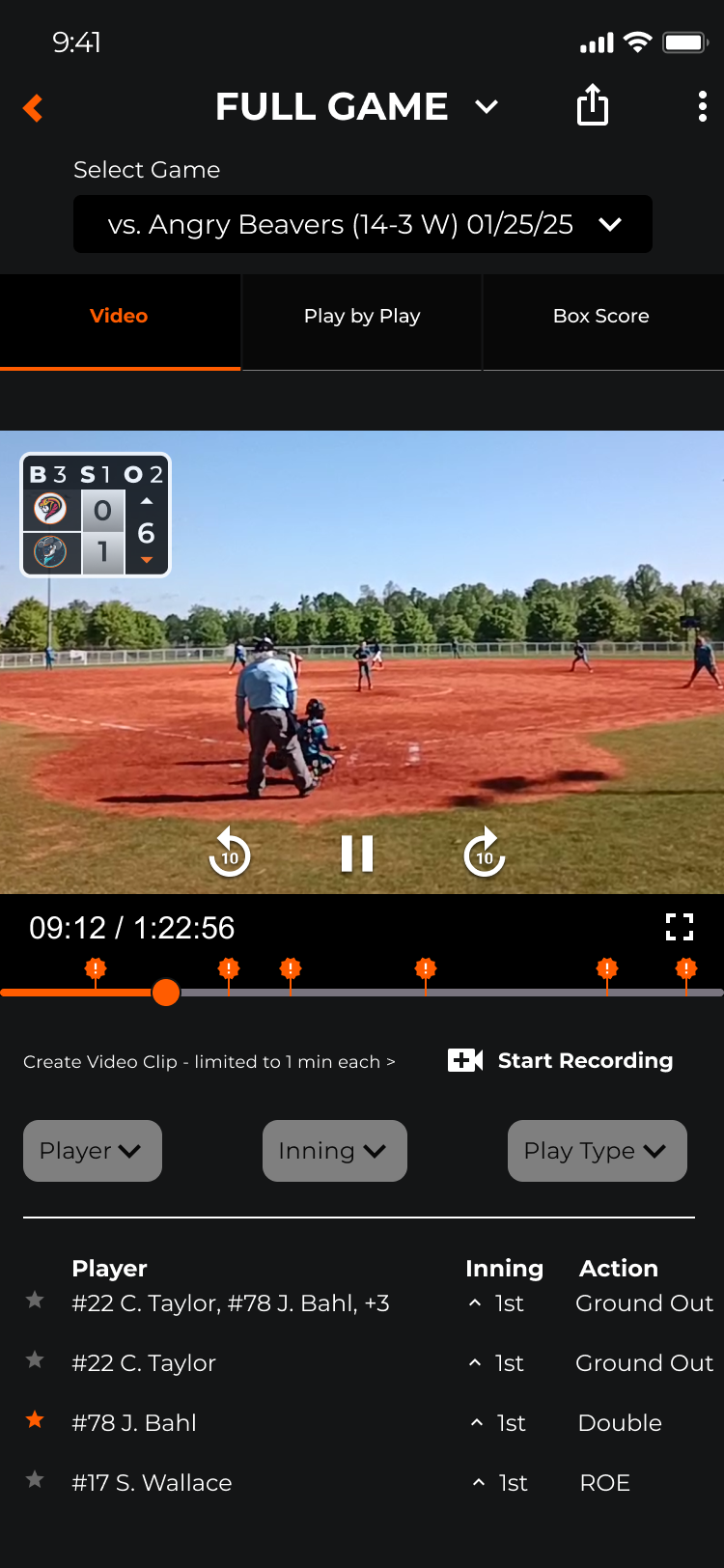 Live Game 11
