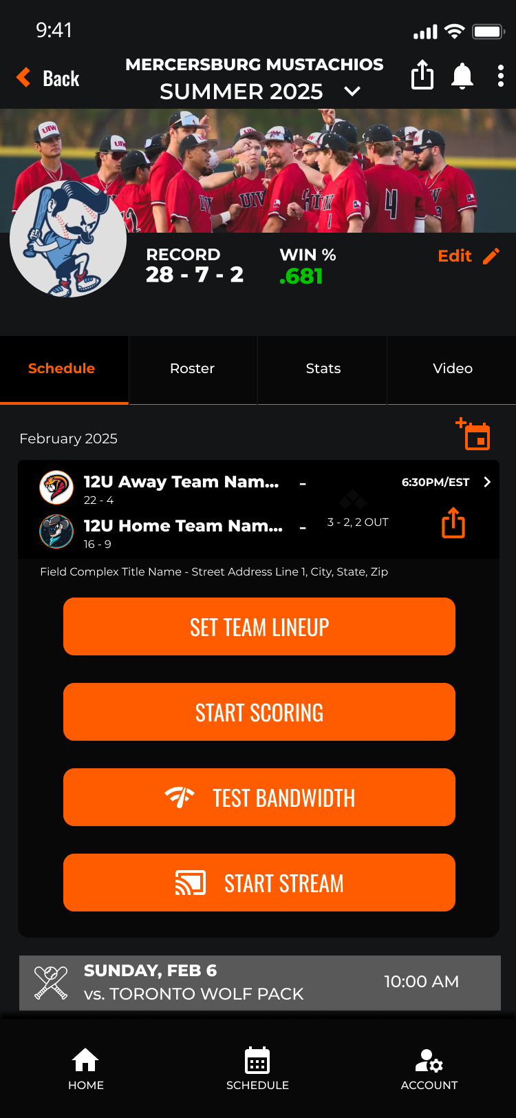 Live Game 1