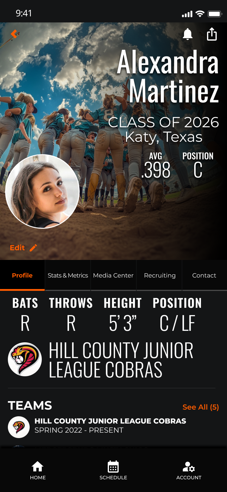 Athlete Home