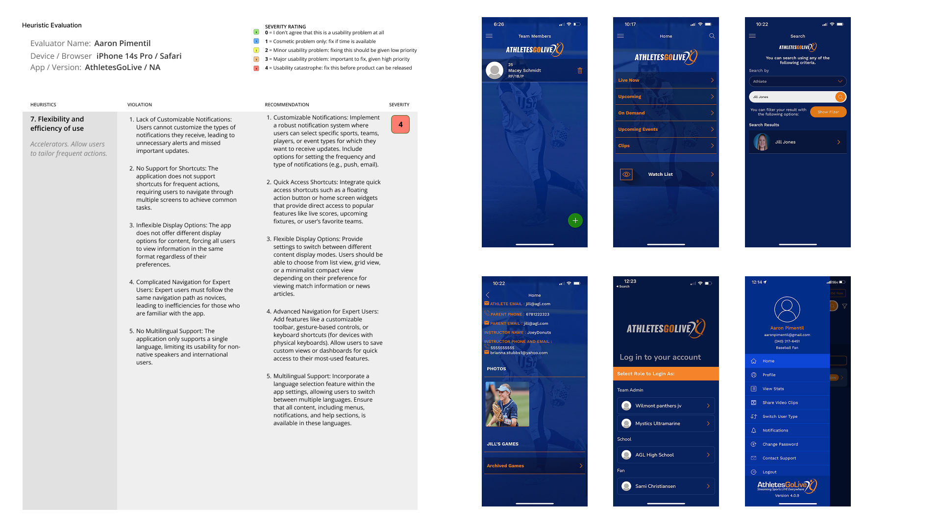HE Report — Heuristic 9 & 10