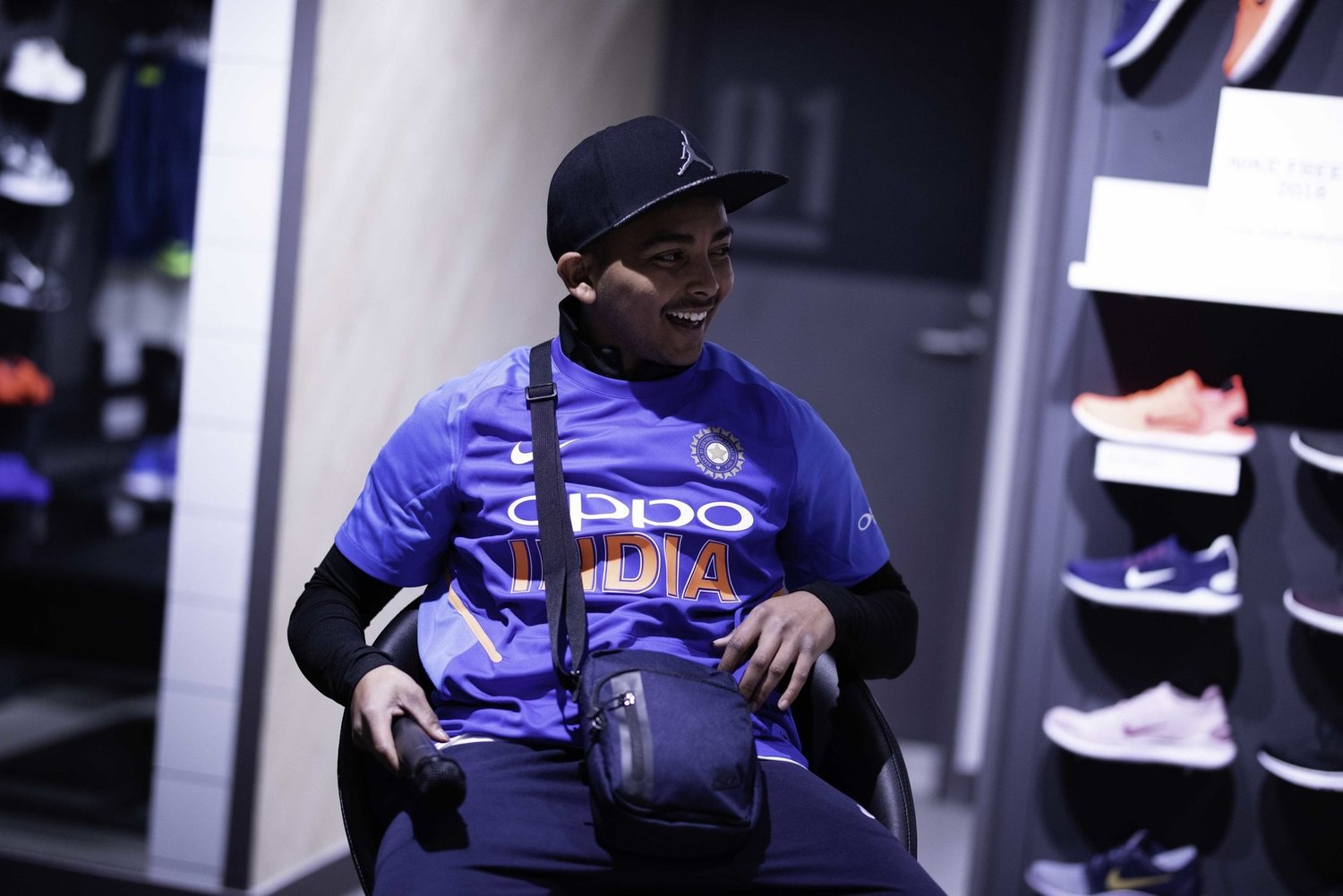 Nike Cricket jersey and store launch photograph