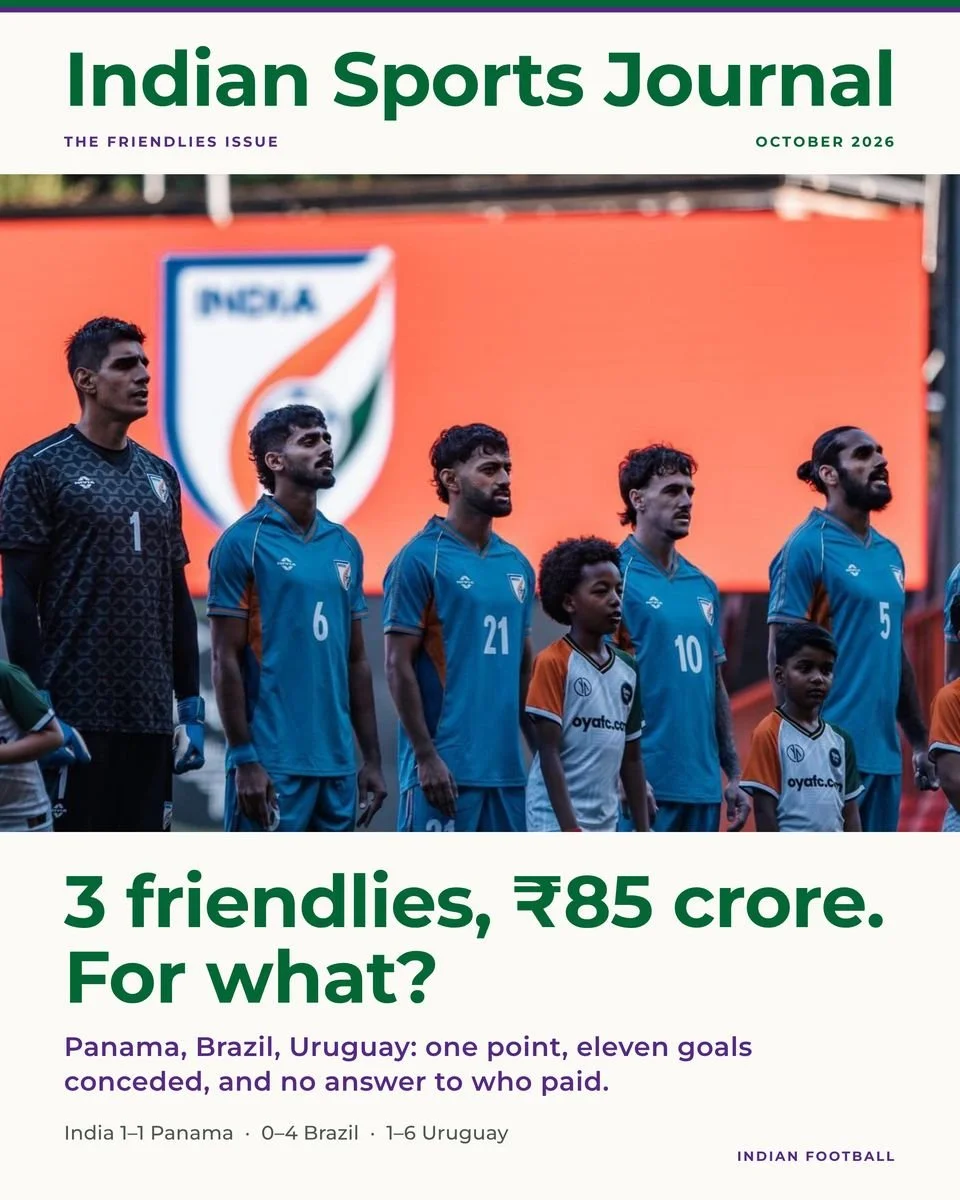 Slide 1 of 20: 3 friendlies, ₹85 crore. For what?