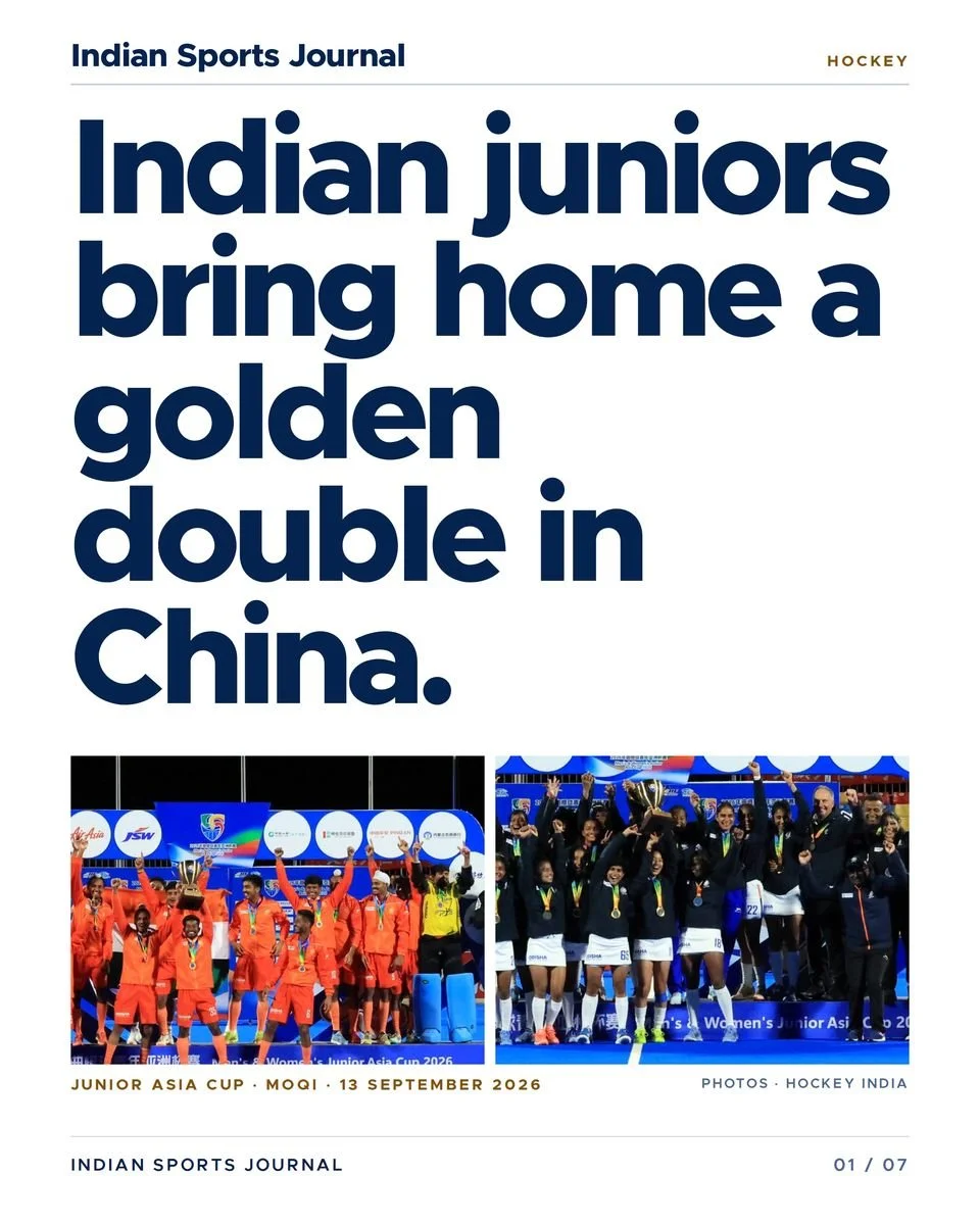Slide 1 of 7: Indian juniors bring home a golden double in China.