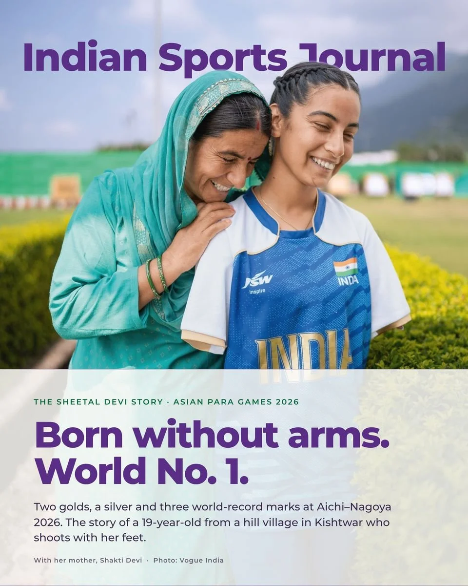 Slide 1 of 18: Born without arms. World No. 1.