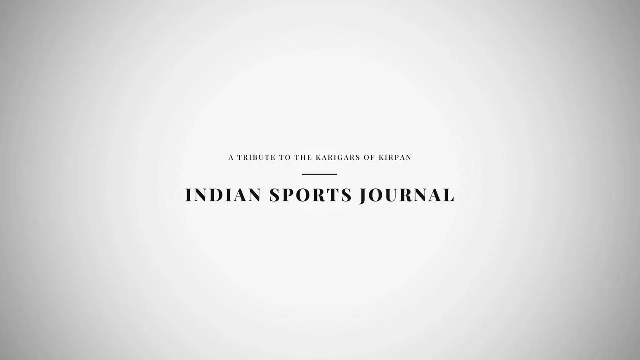 Frame 14 of 14: Tribute card: Indian Sports Journal