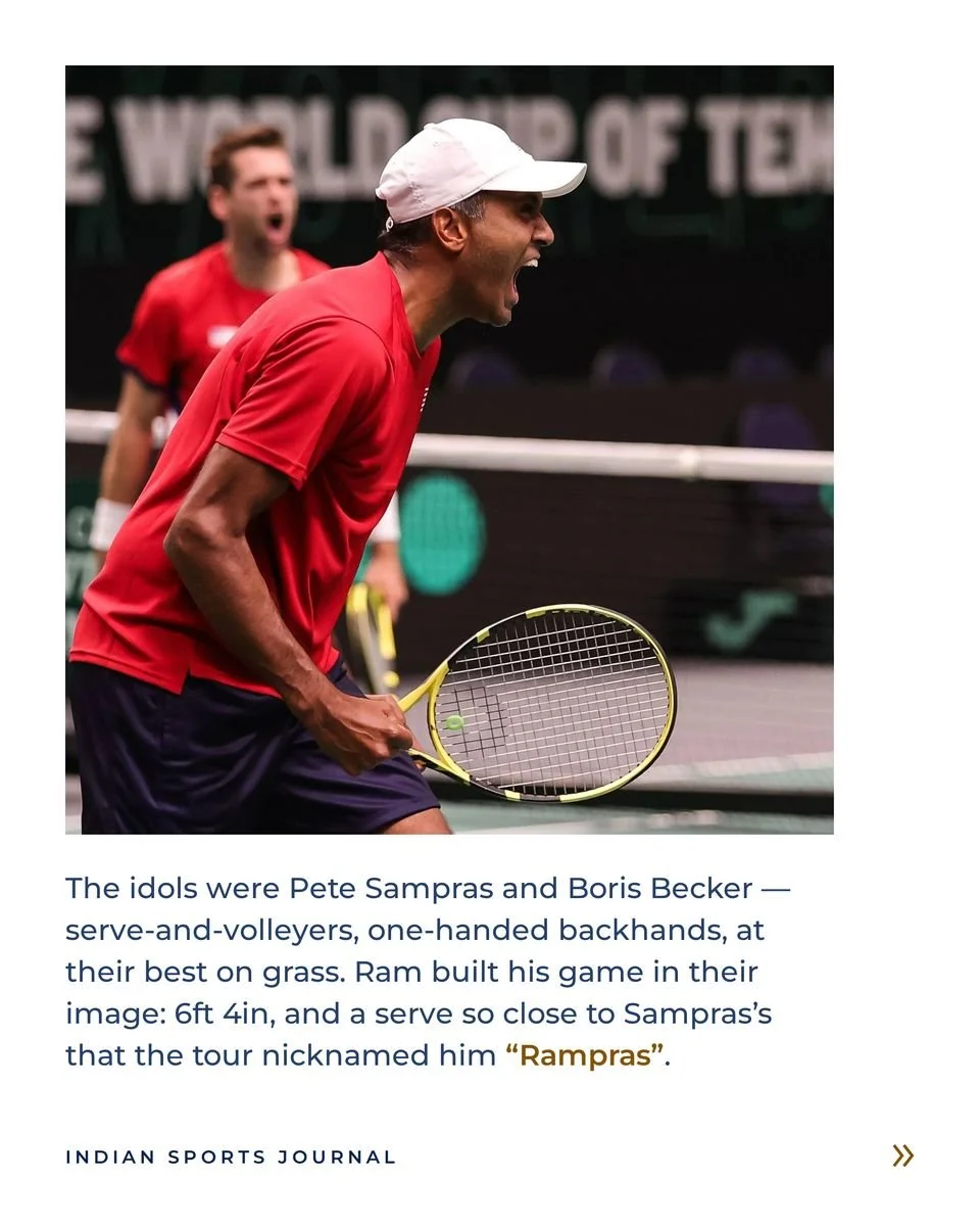 Slide 8 of 14: The idols: Pete Sampras and Boris Becker.