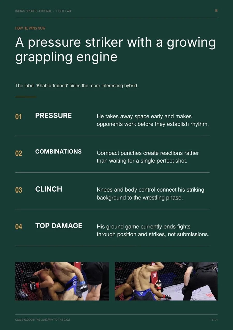 Slide 18 of 24: A pressure striker with a growing grappling engine.